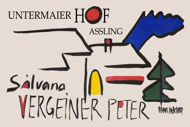 Originalgemälde des Untermaierhofs von Hans Salcher für Silvana und Peter Vergeiner